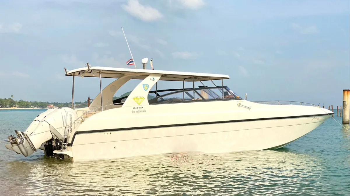 Graziella — 38ft Seat Boat Bateau à Moteur Privé Charter Koh Samui