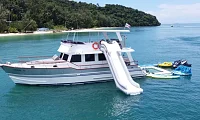 The Grandfather — 54ft Grand Banks Charter Phuket to 詹姆斯·邦德岛（Koh Tapu）