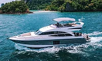 Maya Bee — 60ft Princess Yacht Charter Phuket to 詹姆斯·邦德岛（Koh Tapu）
